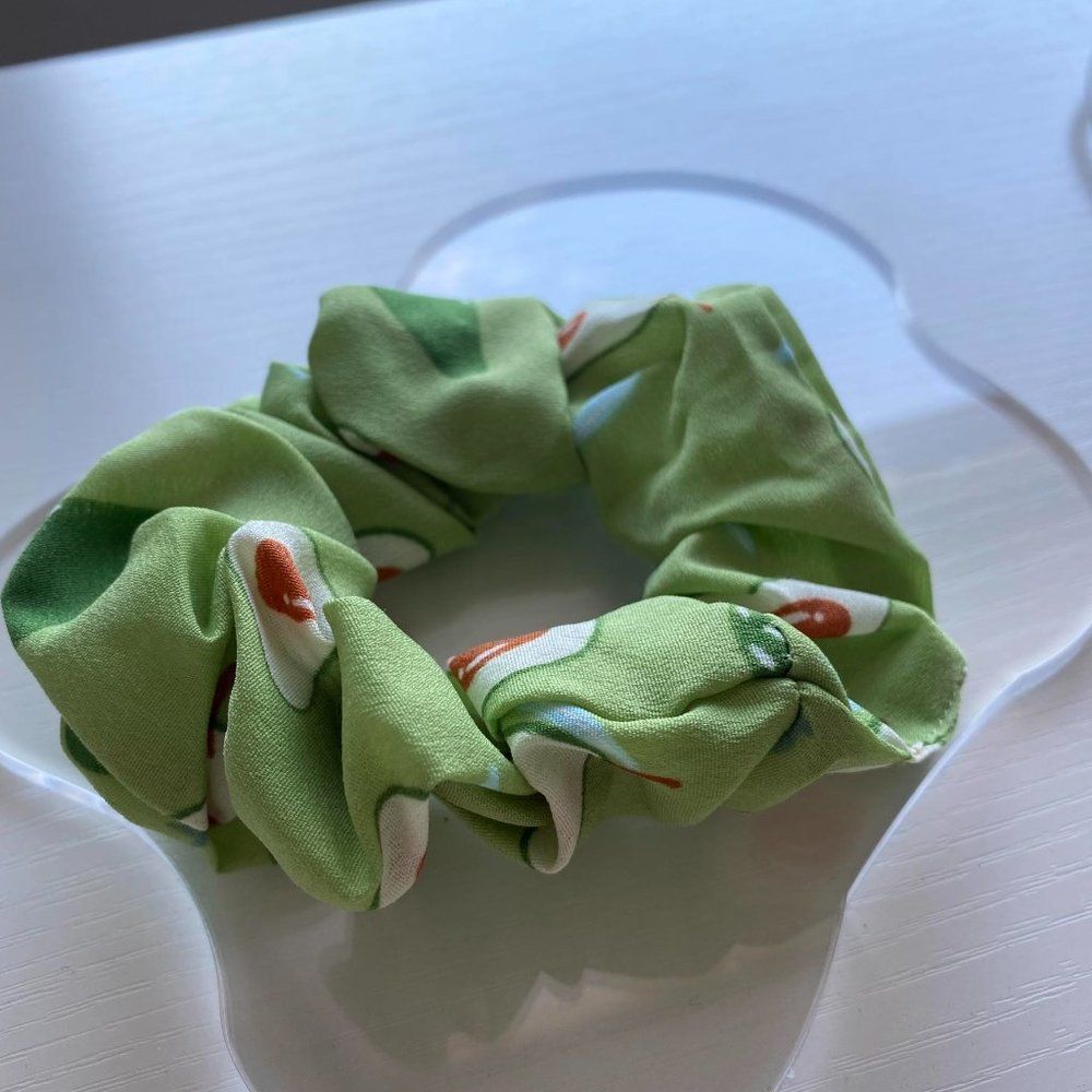 Avocado Green Scrunchie - Picture 2 of 3